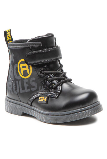 Shone Туристически oбувки 3382-056 Black - Mera.bg