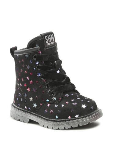 Shone Туристически oбувки 6372-021 Super Star Black - Mera.bg