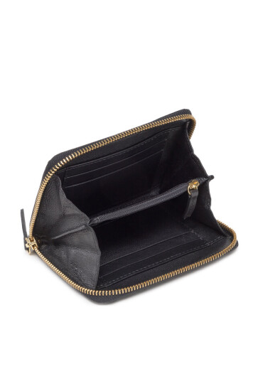 Sisley Голям дамски портфейл 6GDRWY026 Черен - Mera.bg
