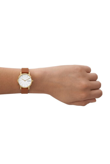 Skagen Часовник Signatur Lille SKW3121 Gold/Brown - Mera.bg