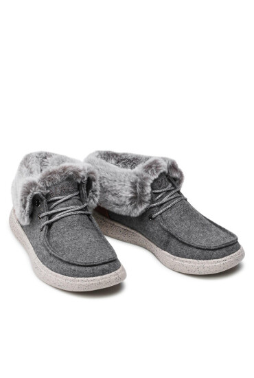Skechers Боти Cotton Tails 113446/GRY Сив - Mera.bg