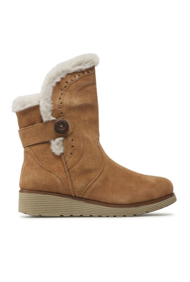 Skechers Боти Cozy Peak 49811/TAN Кафяв - Mera.bg