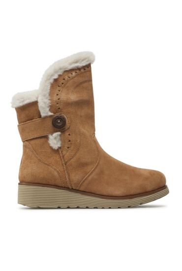 Skechers Боти Cozy Peak 49811/TAN Кафяв - Mera.bg