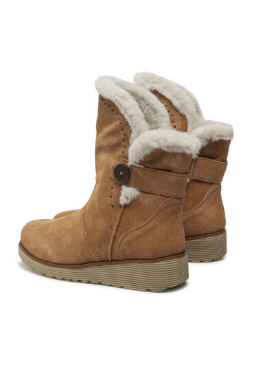Skechers Боти Cozy Peak 49811/TAN Кафяв - Mera.bg