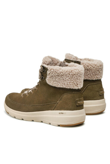 Skechers Зимни обувки Glacial Ultra 16677/OLV Зелен - Mera.bg