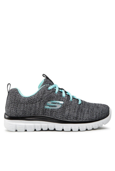 Skechers Обувки Twisted Fortune 12614/BKTQ Black/Turquoise - Mera.bg