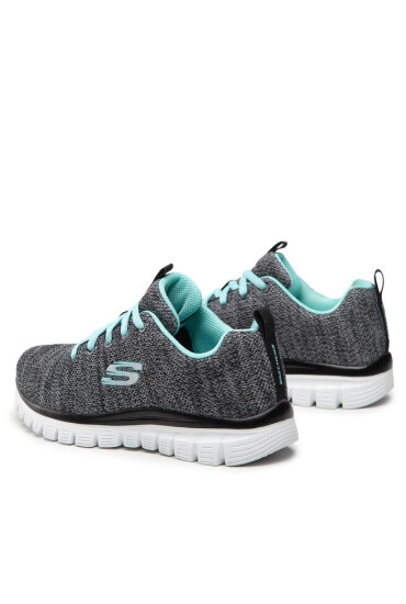 Skechers Обувки Twisted Fortune 12614/BKTQ Black/Turquoise - Mera.bg