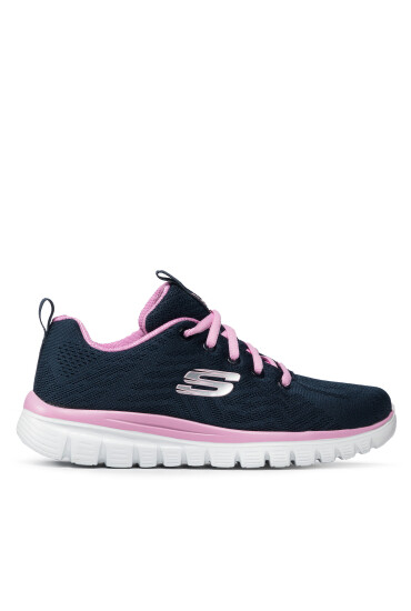 Skechers Сникърси Gel Connected 12615/NVPK Тъмносин - Mera.bg