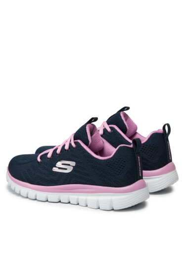 Skechers Сникърси Gel Connected 12615/NVPK Тъмносин - Mera.bg