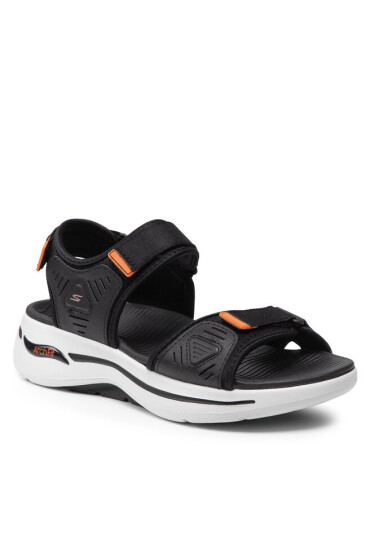 Skechers Сандали Go Walk Arch Fit Sandal 229020/BKOR Blac/Orange - Mera.bg