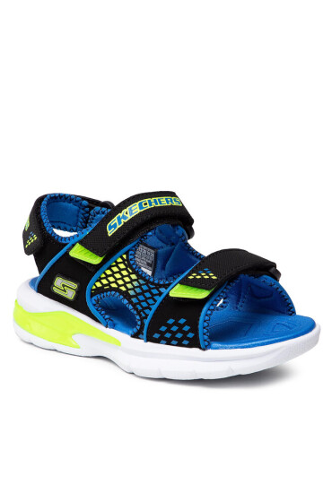 Skechers Сандали Beach Glower 90558L/BBLM Blk/Blue/Lime - Mera.bg