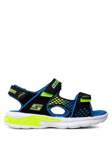Skechers Сандали Beach Glower 90558L/BBLM Blk/Blue/Lime - Mera.bg