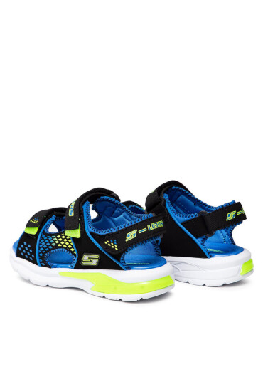 Skechers Сандали Beach Glower 90558L/BBLM Blk/Blue/Lime - Mera.bg