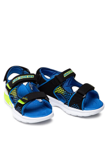 Skechers Сандали Beach Glower 90558L/BBLM Blk/Blue/Lime - Mera.bg