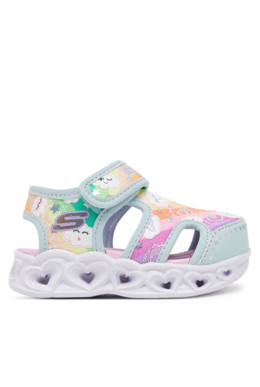 Skechers Сандали Heart Lights Sandals-Cutie Clouds 302977N/TQMT Електриков - Mera.bg