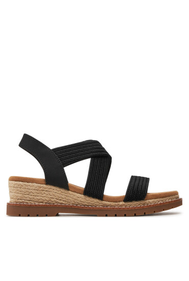 Skechers Еспадрили 114688/BLK Черен - Mera.bg