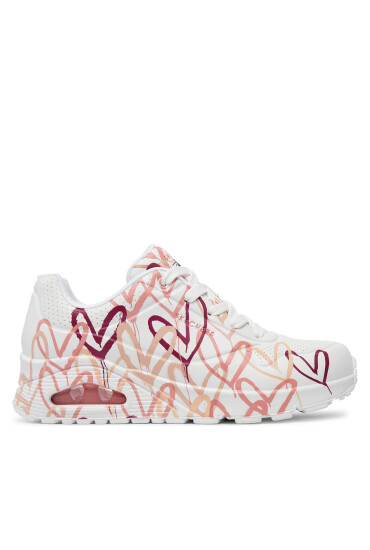Skechers Сникърси Uno - Dripping In Love 155507/WCRL Бял - Mera.bg