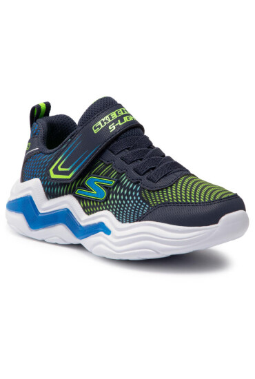 Skechers Сникърси Skagen Erupters IV 400125L/NVLM Navy/Lime - Mera.bg