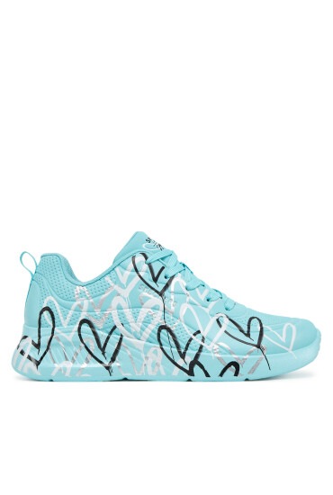 Skechers Сникърси Uno Lite - Heart of Hearts 177977/TURQ Електриков - Mera.bg