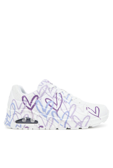 Skechers Сникърси x Jgoldcrown Uno-Spread The Love 155507/WLPR Бял - Mera.bg