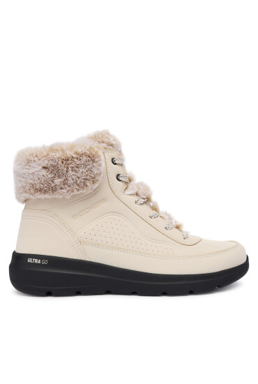 Skechers Зимни обувки Glacial Ultra 144199/NTBK Бежов - Mera.bg