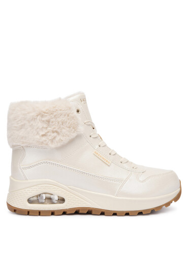 Skechers Зимни обувки Uno Rugged 167821/OFWT Бял - Mera.bg