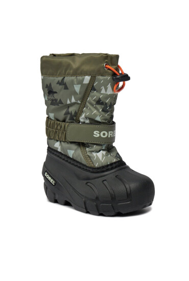 Sorel Апрески Childrens Flurry™ Print NC3504-397 Stone Green/Black - Mera.bg