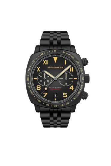 Spinnaker Часовник Hull California Chrono SP-5092-44 Black/Black - Mera.bg