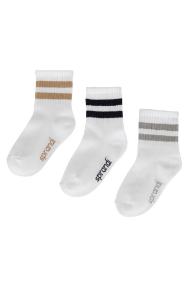 Sprandi Чорапи 0KB-001-SS25 (3-PACK) Бял - Mera.bg