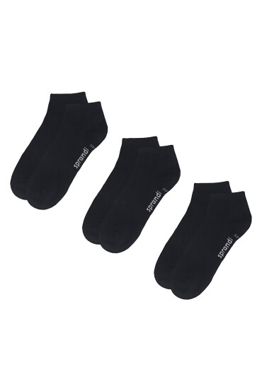 Sprandi Къси чорапи 0MB-003-AW23 (3-pack) Черен - Mera.bg