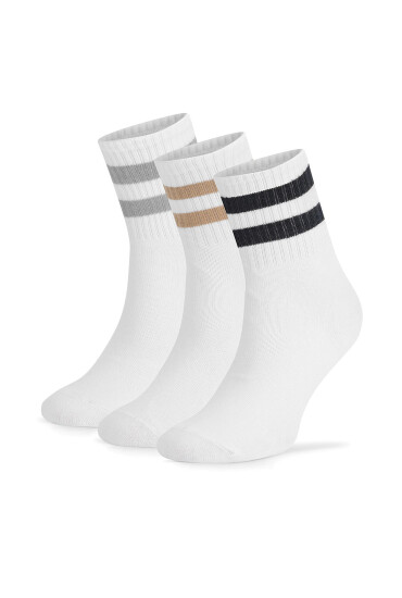 Sprandi Къси чорапи 0UB-001-AW24 (3-PACK) Бежов - Mera.bg