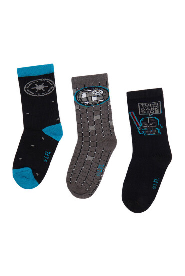 Star Wars Дълги чорапи CEO-ACCCS-AW25-210SW(3-PACK) Черен - Mera.bg