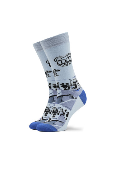 Stereo Socks Дълги чорапи unisex Computter Says No Син - Mera.bg
