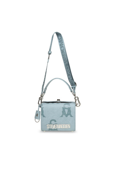 Steve Madden Дамска чанта Bkrome-X Crossbody SM13001229-02002-BLU Светлосиньо - Mera.bg