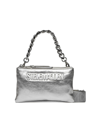 Steve Madden Дамска чанта Bnicco SM13001162-SIL Сребрист - Mera.bg