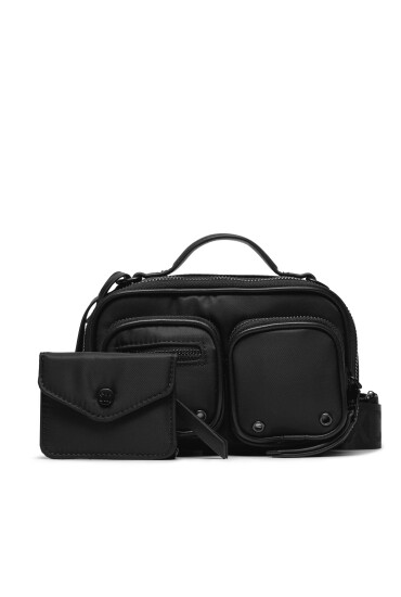 Steve Madden Дамска чанта Bronda-N SM13000759-BBL Черен - Mera.bg