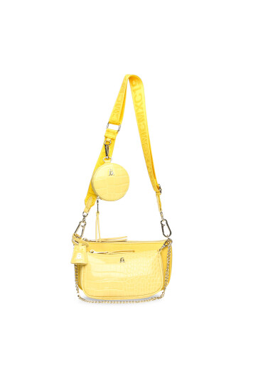 Steve Madden Дамска чанта Burgent Crossbody SM13000426-02002-LEM Жълт - Mera.bg