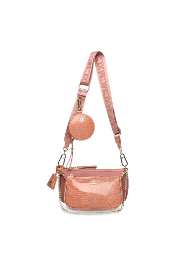 Steve Madden Дамска чанта Burgent Crossbody SM13000426-02002-RED Кафяв - Mera.bg