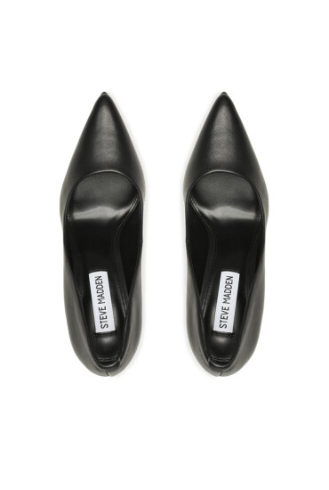 Steve Madden Обувки на ток Klassy Pump SM11002464 SM11002464-017 Black Leather - Mera.bg