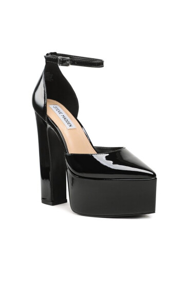 Steve Madden Обувки Prompt Sandal SM11002597 SM11002597-018 Black Patent - Mera.bg