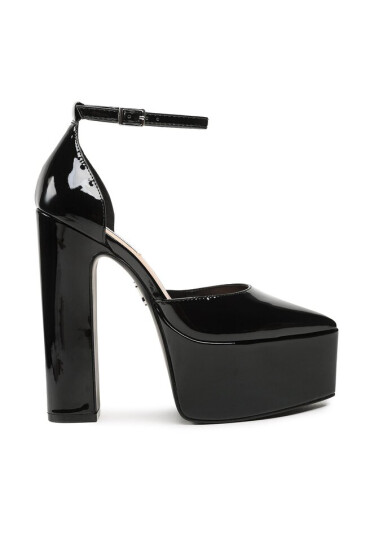 Steve Madden Обувки Prompt Sandal SM11002597 SM11002597-018 Black Patent - Mera.bg