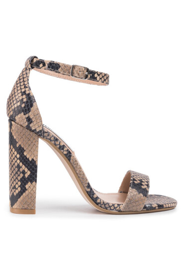 Steve Madden Сандали Carrson Sandal SM11000713-03001-862 Tan Snake - Mera.bg