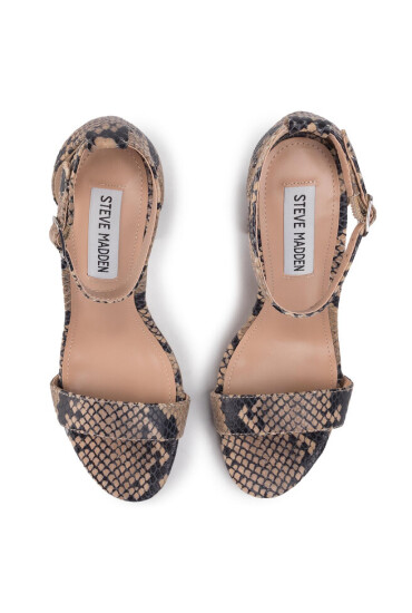 Steve Madden Сандали Carrson Sandal SM11000713-03001-862 Tan Snake - Mera.bg