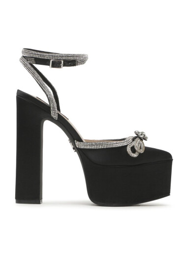 Steve Madden Сандали Bellisima SM11002314-486 Black Satin - Mera.bg
