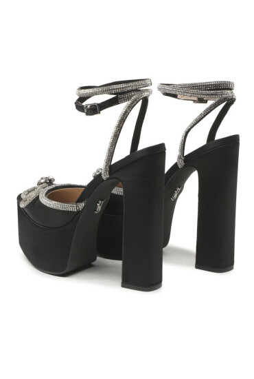 Steve Madden Сандали Bellisima SM11002314-486 Black Satin - Mera.bg