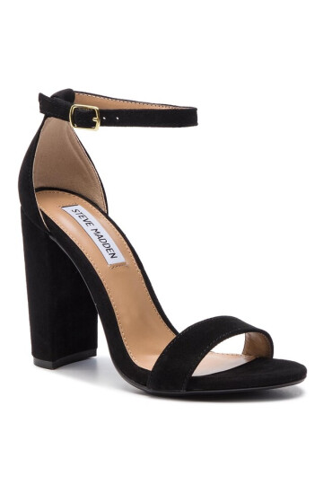 Steve Madden Сандали Carrson SM11000008-03002-015 Black Suede - Mera.bg
