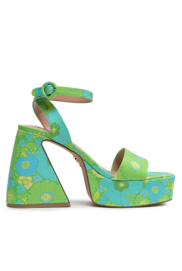 Steve Madden Сандали Paysin SM11002379-46K Lt Blue Floral - Mera.bg