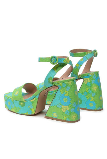 Steve Madden Сандали Paysin SM11002379-46K Lt Blue Floral - Mera.bg