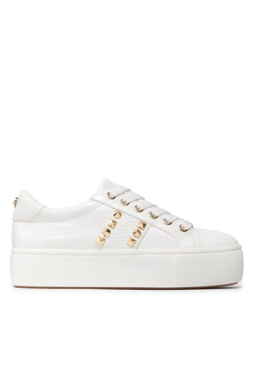 Steve Madden Сникърси Escala SM11001142-02002-108 Whtie Patent - Mera.bg