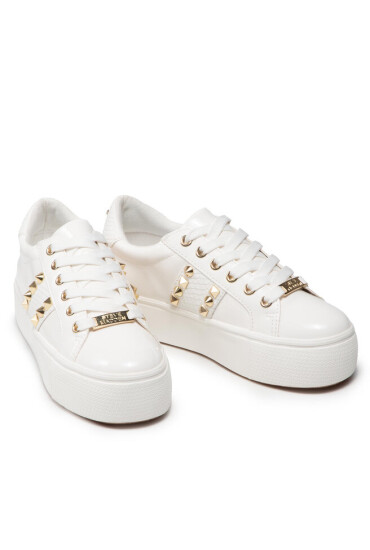 Steve Madden Сникърси Escala SM11001142-02002-108 Whtie Patent - Mera.bg